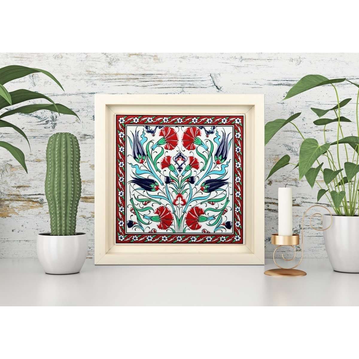 Kütahya Çini 20*20 Cm Karo Dç174 - 4390000001312