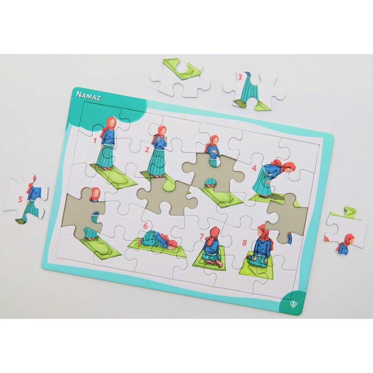 4 - 6 Yaş Namaz Öğreniyorum Kız 30 Parça Puzzle - 8380000000296