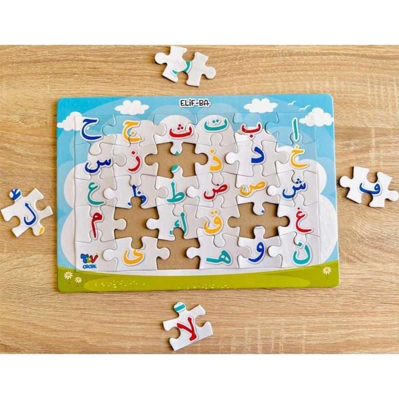 4 - 6 Yaş Elif Ba 30 Parça Puzzle - 8380000000322