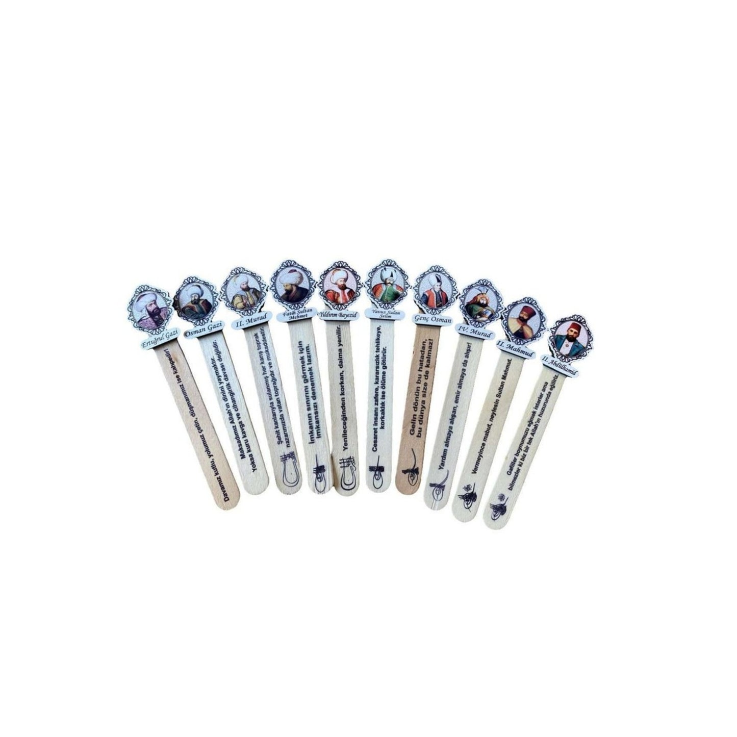 Ahşap Kitap Ayracı Lazer Kesim Kabartma Uv Baskı - 8681863090036