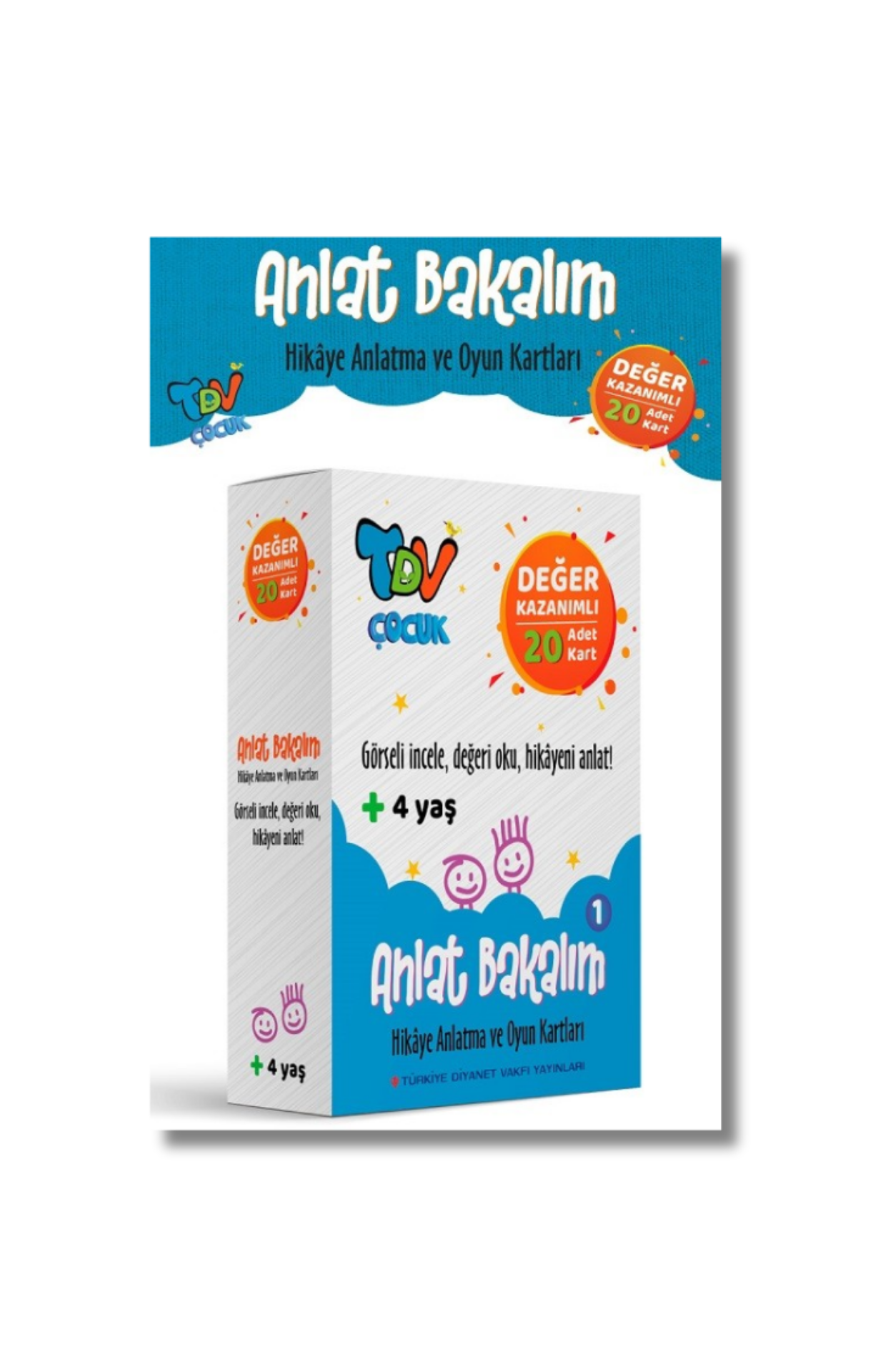 Anlat Bakalım 1 Hikaye Anlatma Ve Oyun Kartları Değer Kazanımlı 20 Kart