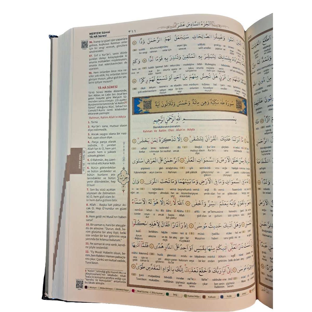 5 li Tecvidli Kur'an - i kerim, Türkce meali ve okunusu Rahle boy - 9783199368700