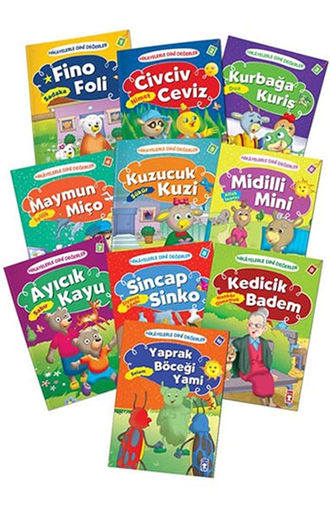 Hikyelerle Dini Degerler Seti - 10 Kitap Takim cover image