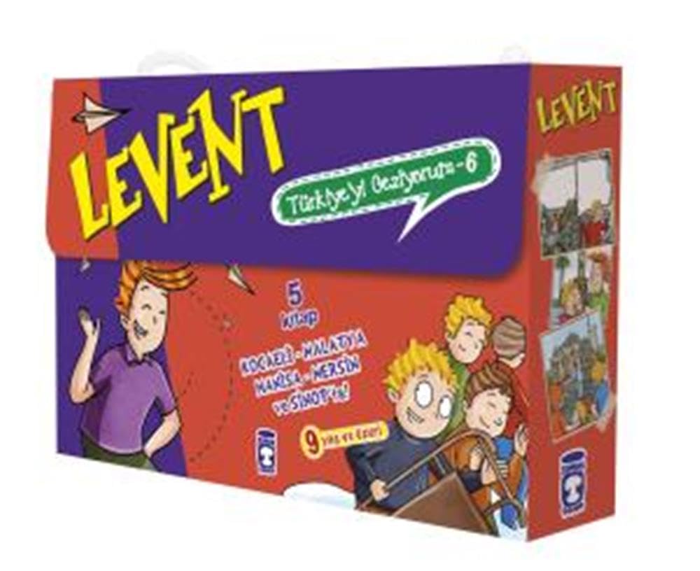 Levent Türkiye'yi Geziyorum 6 Set (5 Volumes Set) cover image