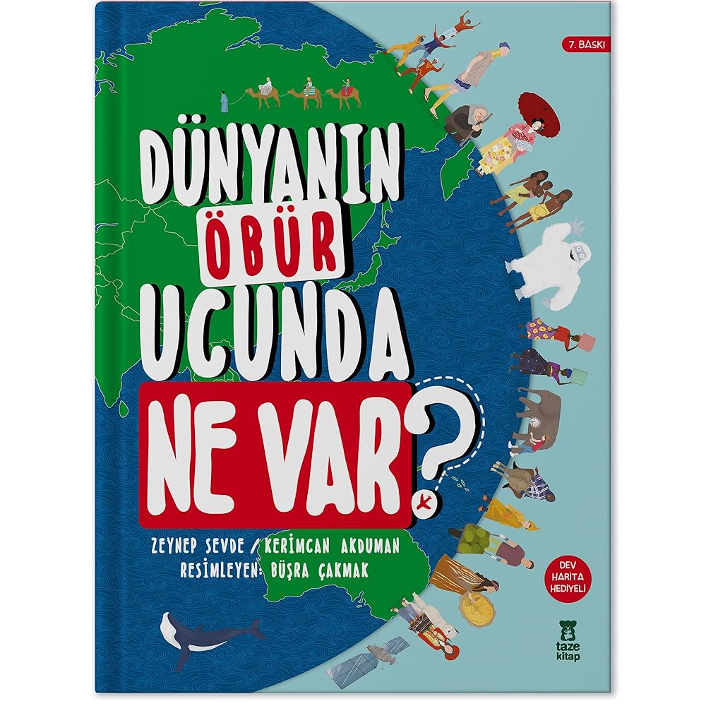 Dünyanin Öbür Ucunda Ne Var?; 84x57 Dünya Haritasi Hediyeli cover image