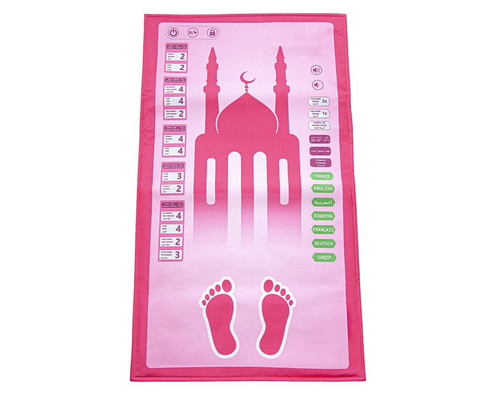 Benim Seccadem / Sesli Namaz Öğreten Seccade Pembe