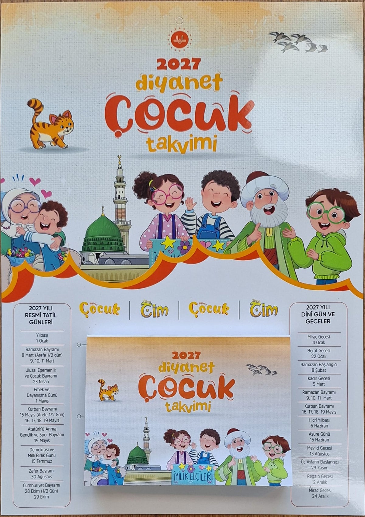 2027 Yılı DİB Çocuk Takvimi