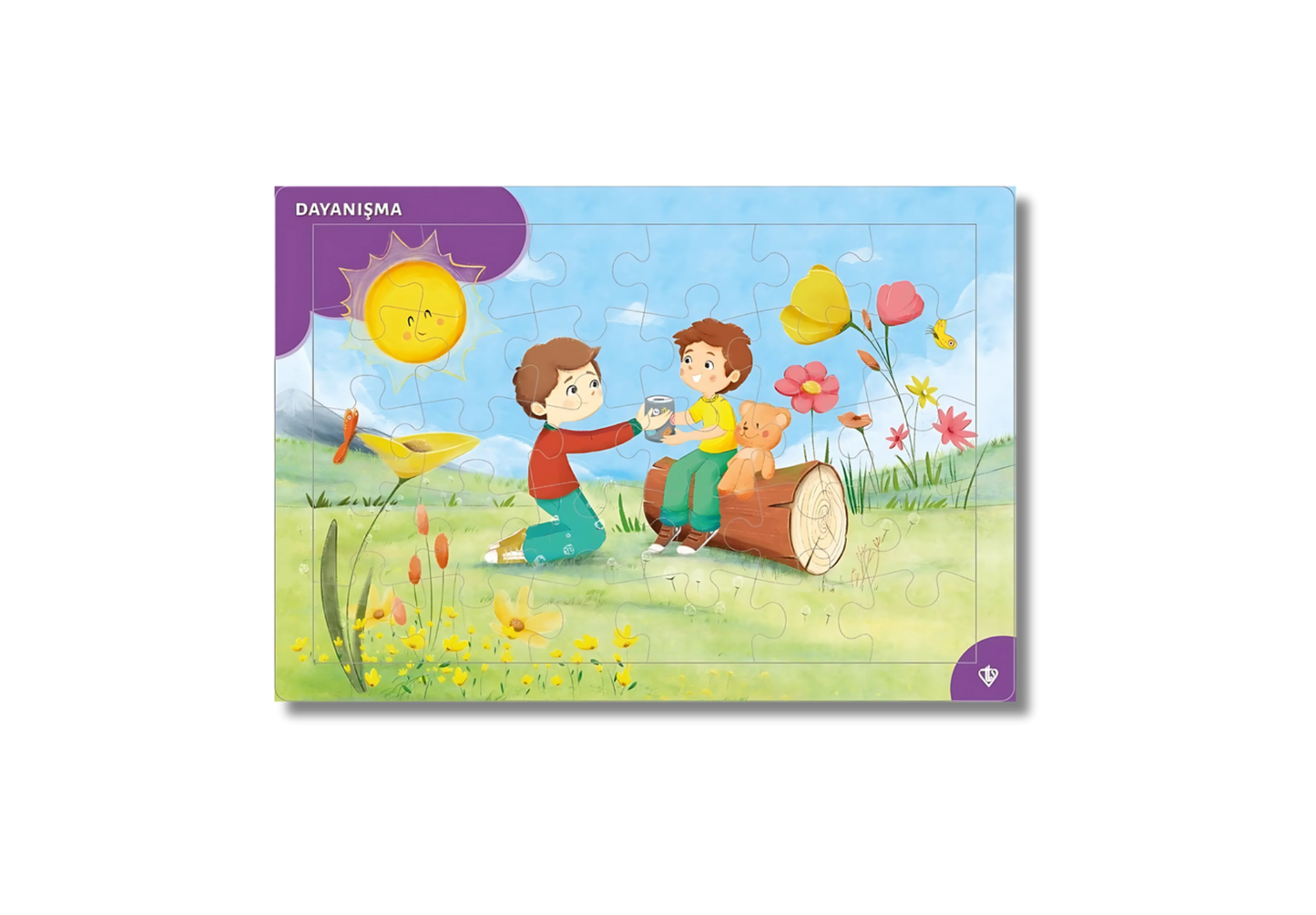 4-6 Yaş Dayanışma Puzzle 42 Parça