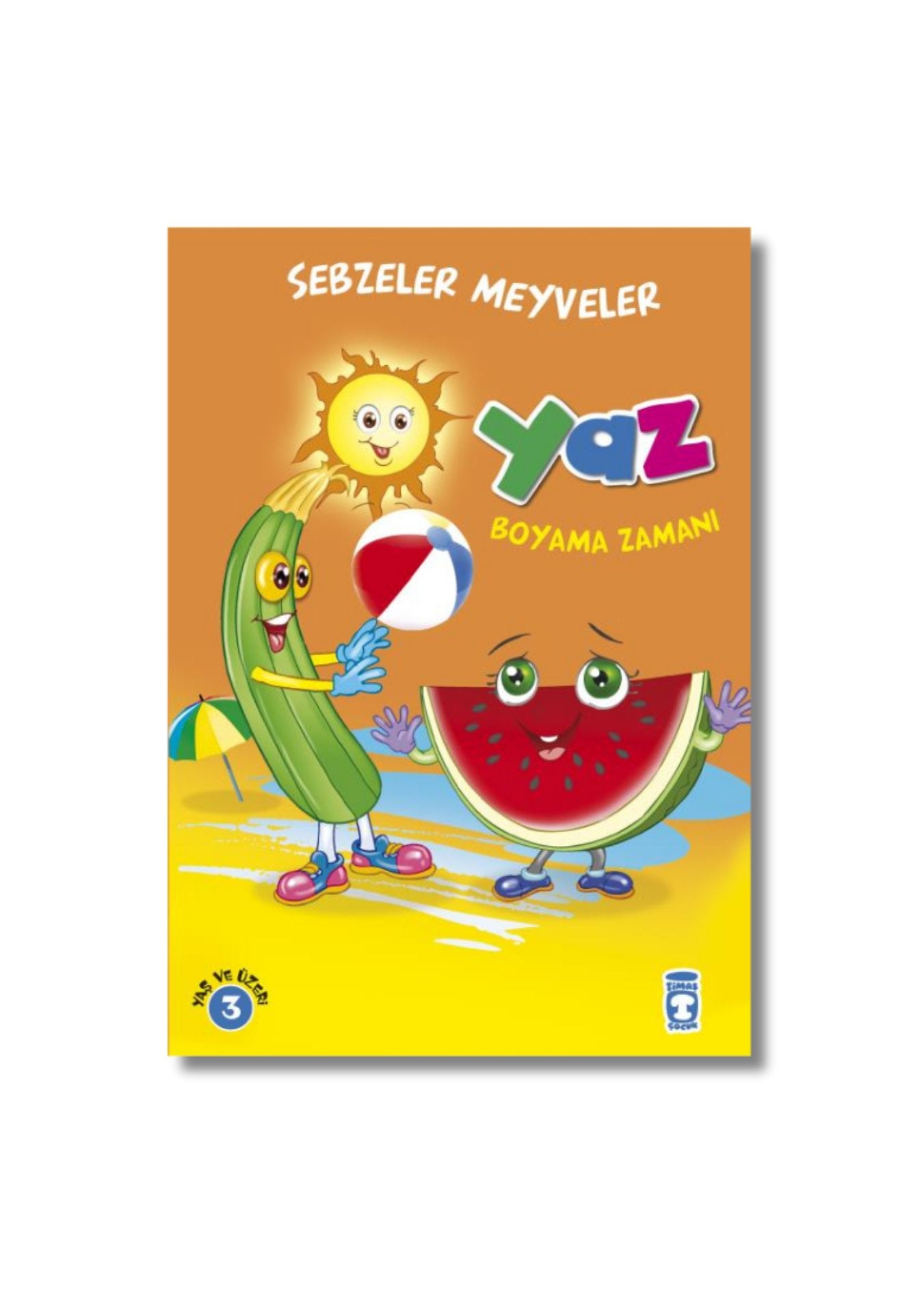Yaz : Sebzeler Meyveler Boyama Zamanı