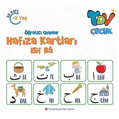 Öğretici Oyunlar Hafıza Kartları Elif Ba 58 Kart - 9786257205702