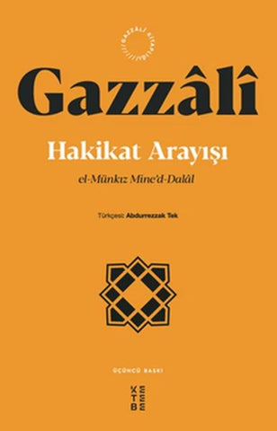 Hakikat Arayisi: El-Münkiz Mine’d-Dalal cover image