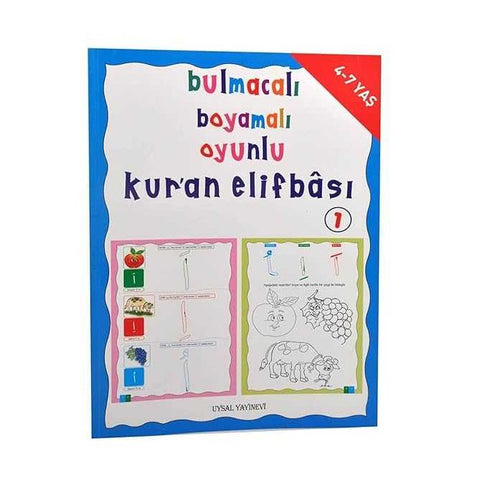 Bulmacali Boyamali Oyunlu Kuran Elifba 1 - 9789752621985