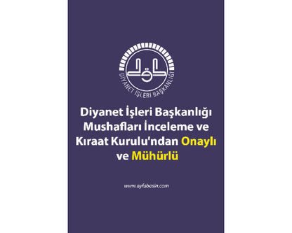 OTUZ CÜZ HATİM SETİ DİYANET MÜHÜRLÜ - ORTA BOY