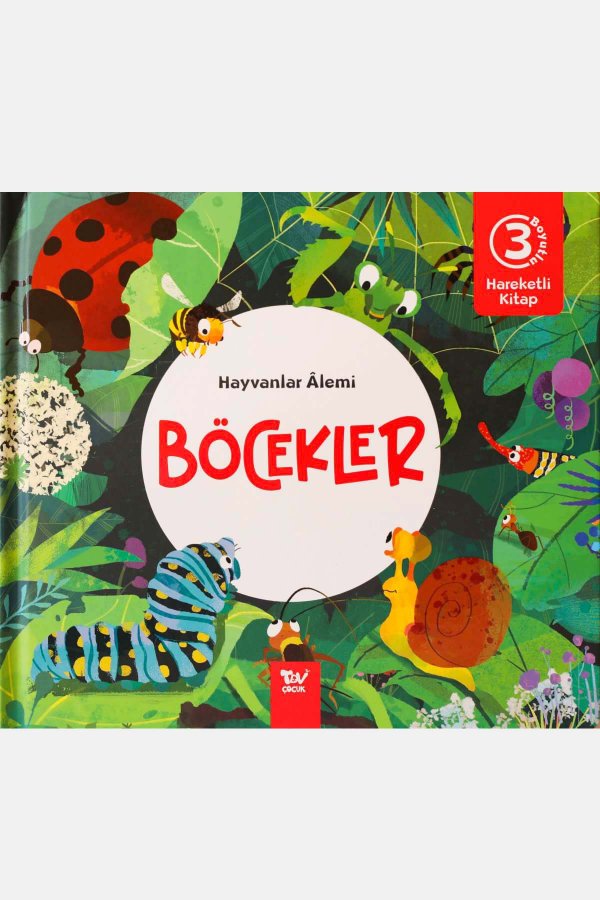 Hareketli Kitap 3d Hayvanlar Alemi Böcekler