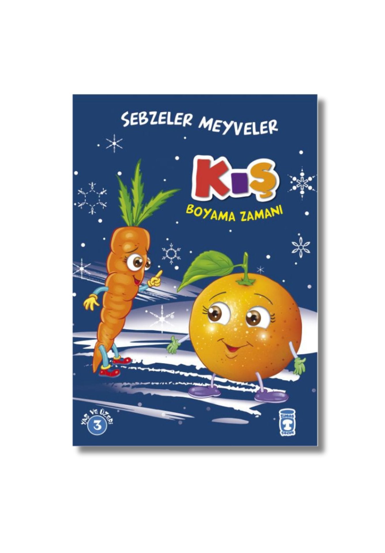 Kış : Sebzeler Meyveler Boyama Zamanı