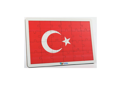 Benim Güzel Vatanım Ahşap Puzzle