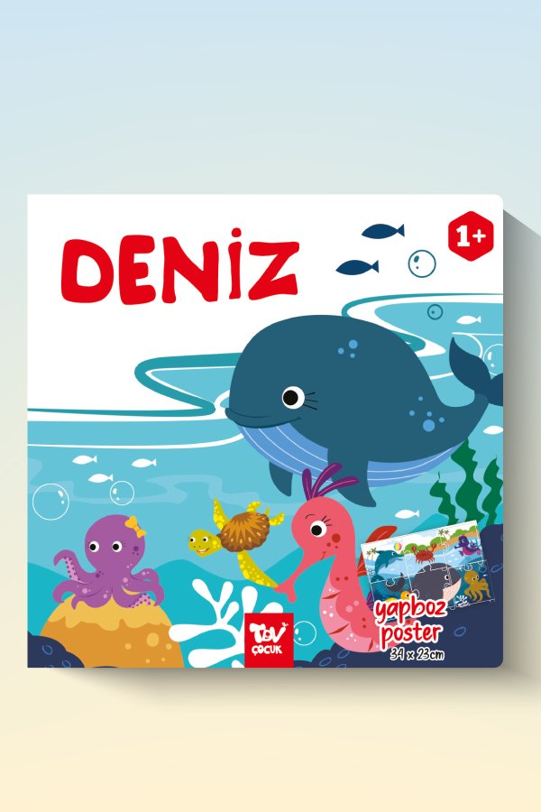 Yapboz Poster Kitap Deniz
